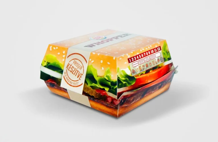 Use special designs on your burger boxes to make them alluring