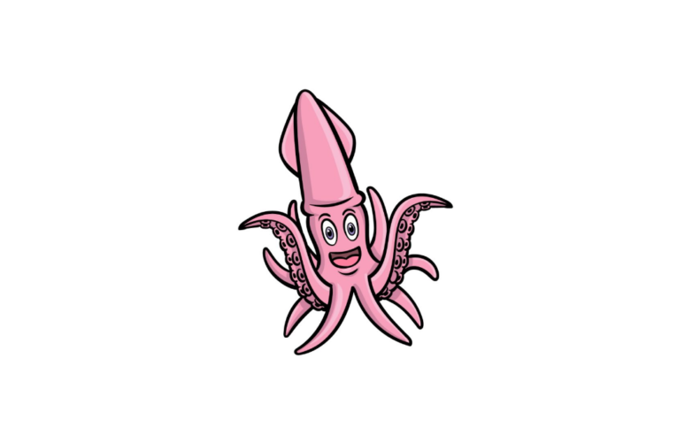Instructions on How to Draw A Cartoon Squid Easily