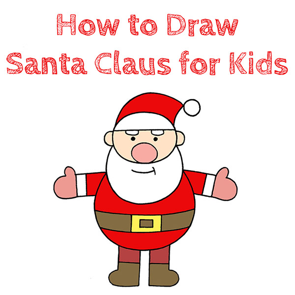 How To Draw Santa Claus Easy Drawing | Easy Drawing Tutorial